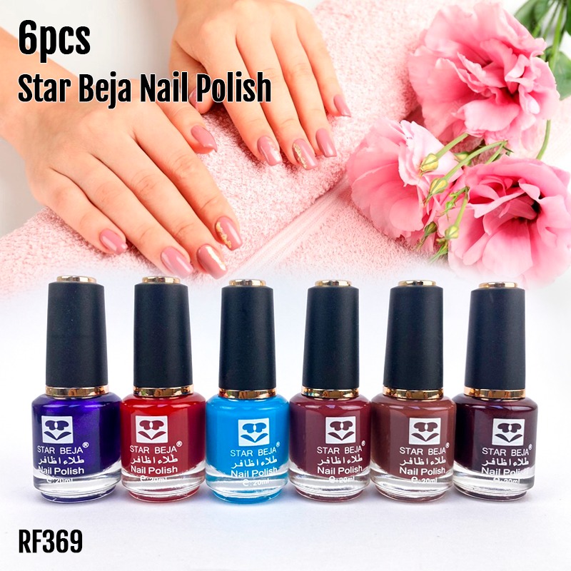 6pcs Star Beja Nail Polish RF369 – ShukranSale 6pcs Star Beja Nail Polish RF369 – ShukranSale
